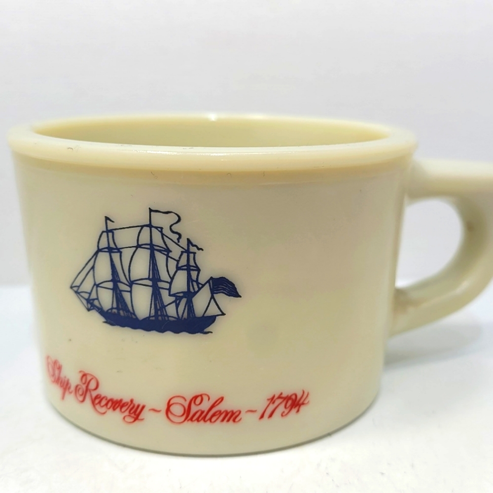 Vintage Old Spice Glass Shaving Mug